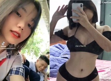 Em học sinh dễ thương khi để bạn đụ