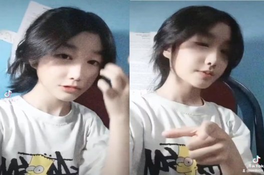 Non tơ bị bạn gạ dập dềnh trong làn nước