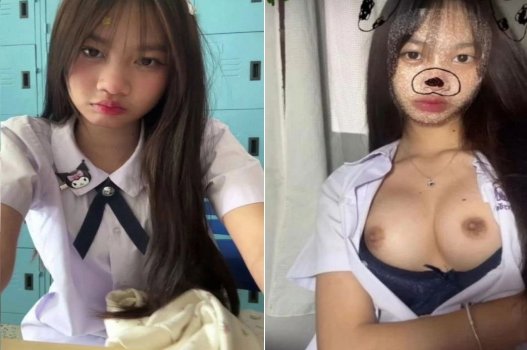 Nữ sinh hư hỏng với cặp mông căng tròn