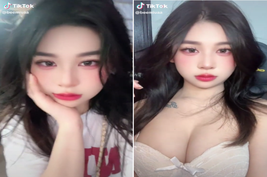 Tiktoker xinh nằm ngửa bị đụ sướng